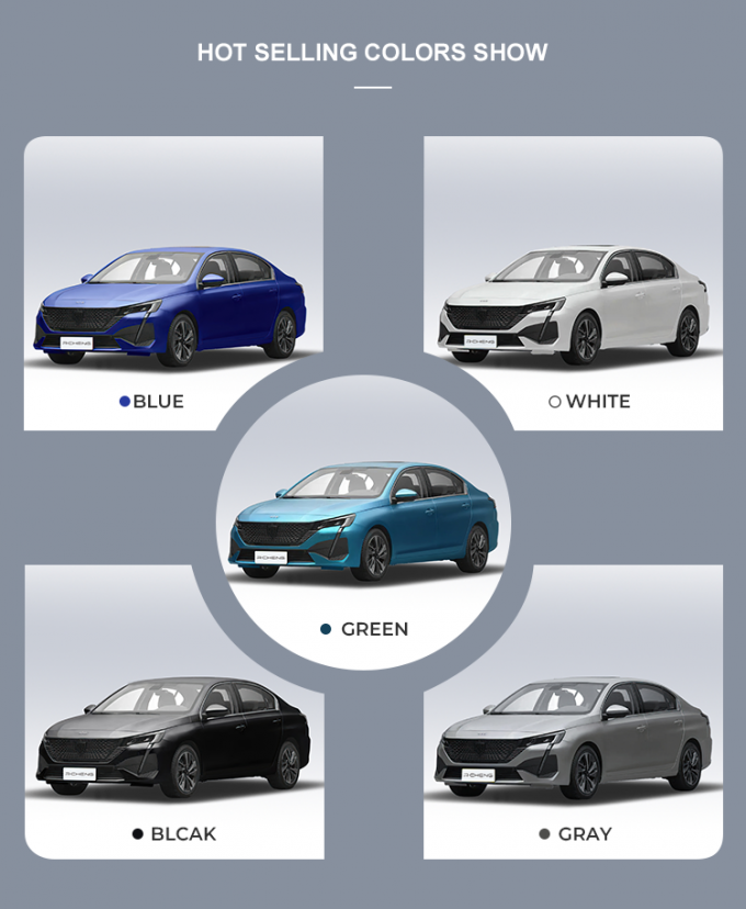 Франция Пежо 408 ГОРЯЧИХ ПРОДАВАЯ ЦВЕТОВ ПОКАЗЫВАЕТ OBLUE O БЕЛЫЙ ЗЕЛЕНЫЙ СЕРЫЙ ЦВЕТ BLCAK